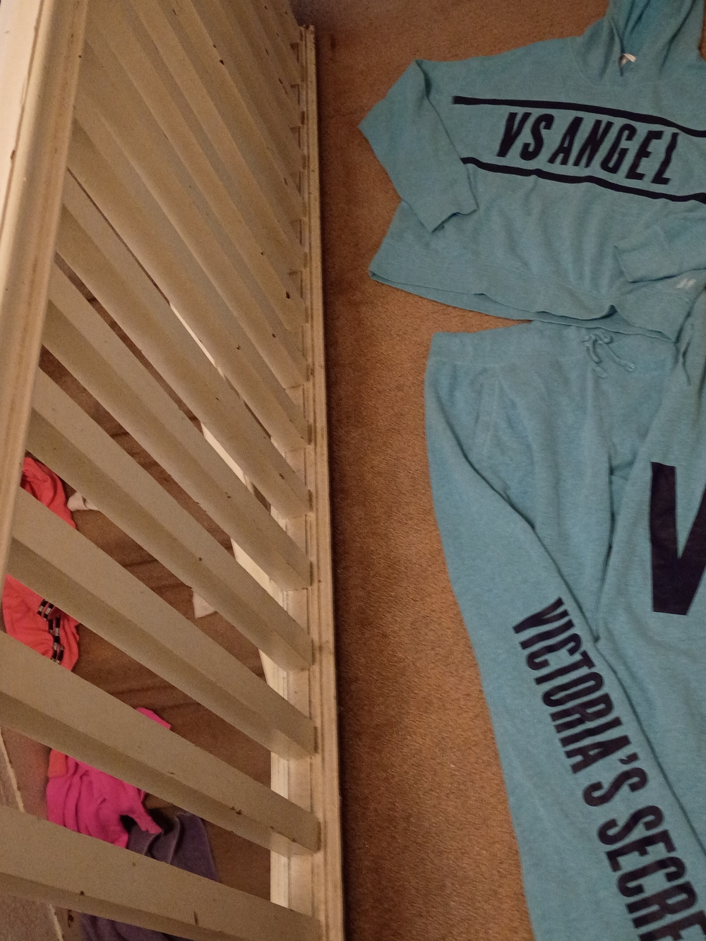 Vintage Y2K Victoria's Secret Hoodie & Joggers Set Logo VS